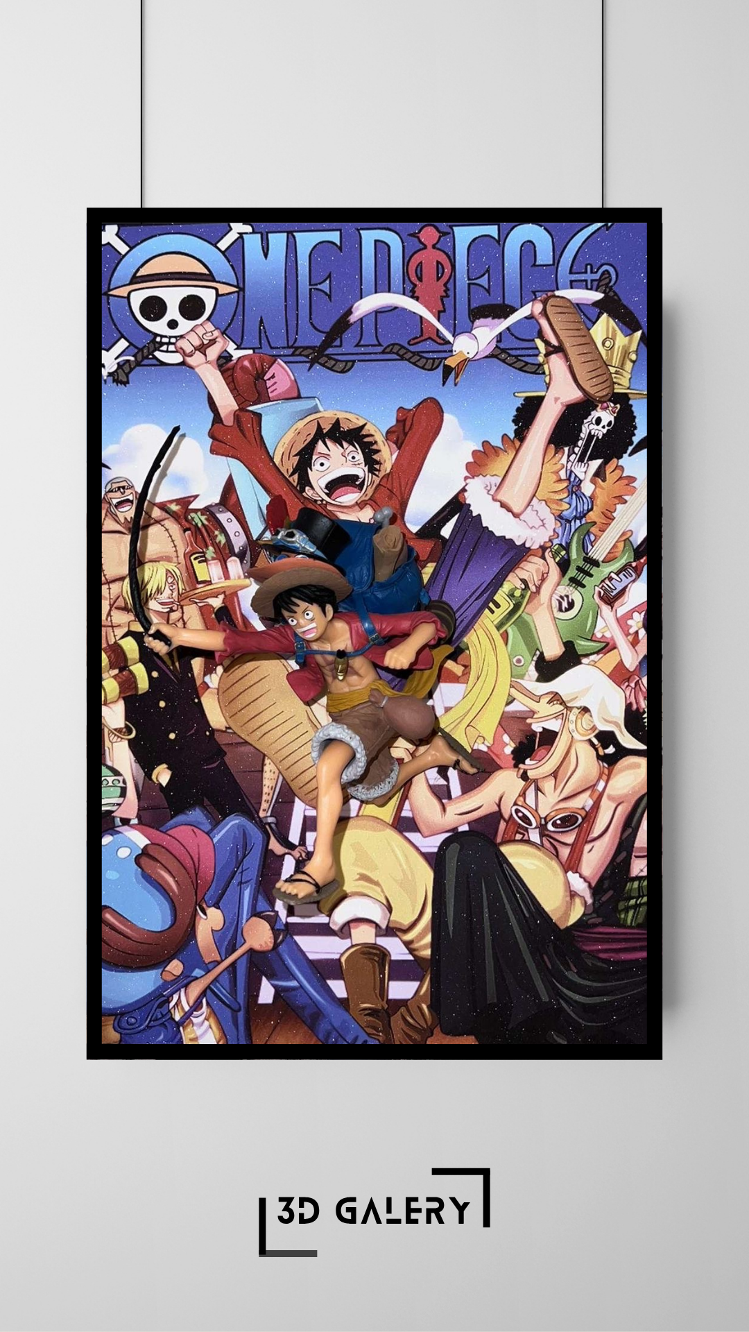 Tableau 3D Édition Luxe – ONE PIECE