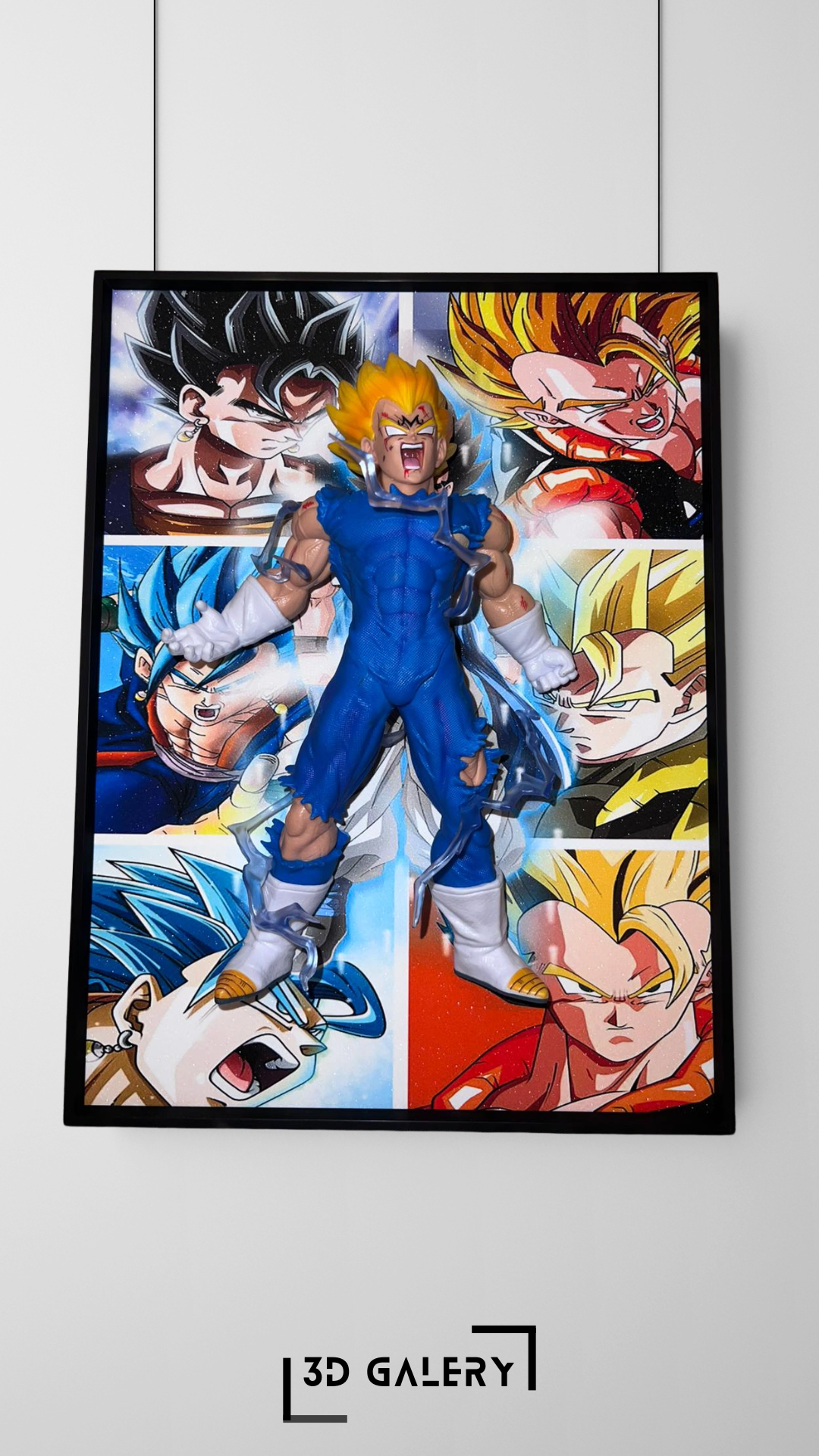Tableau 3D Édition Luxe – SUPER SAIYAN