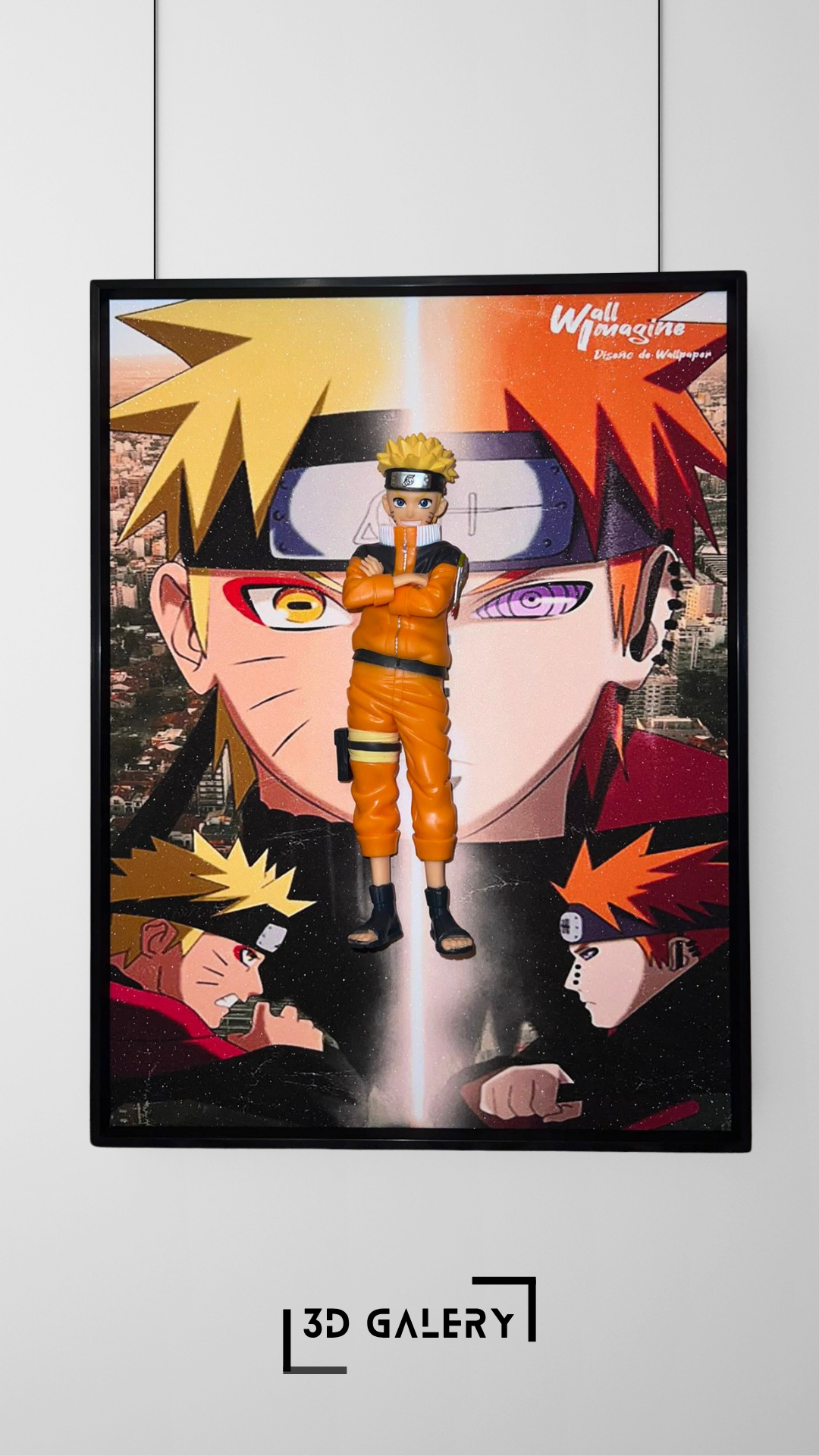 Tableau 3D Édition Luxe – NARUTO